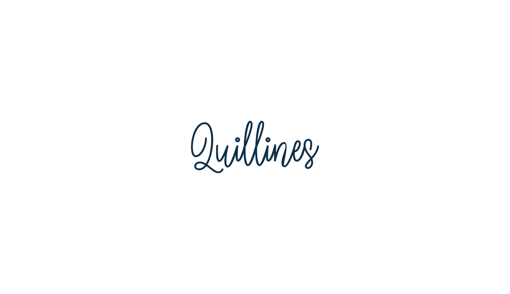 Quillines, script handwritten fancy decorative calligraphy font preview