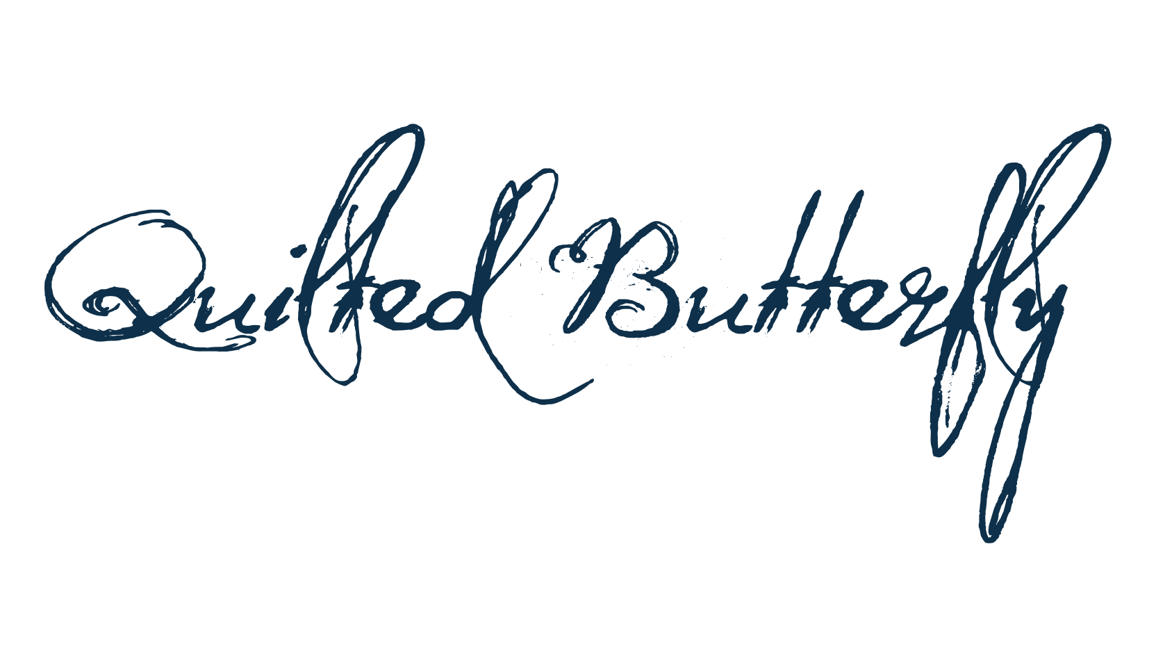 Quilted Butterfly, script calligraphy fancy decorative font preview
