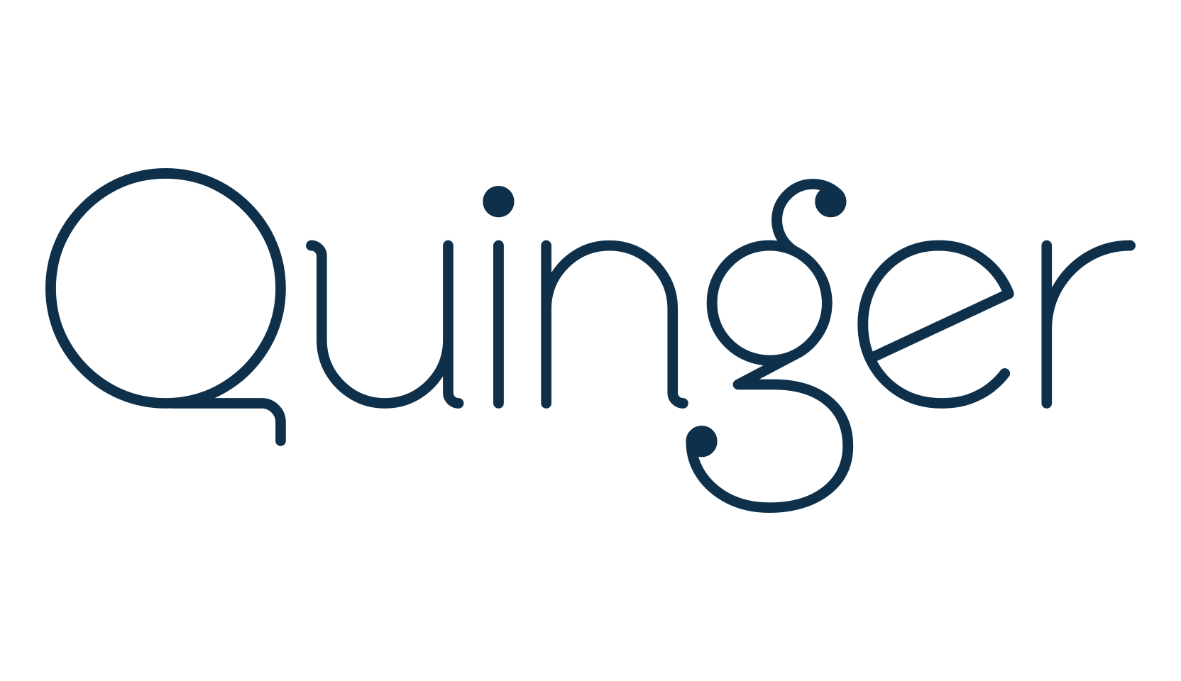 Quinger, basic sans serif font preview