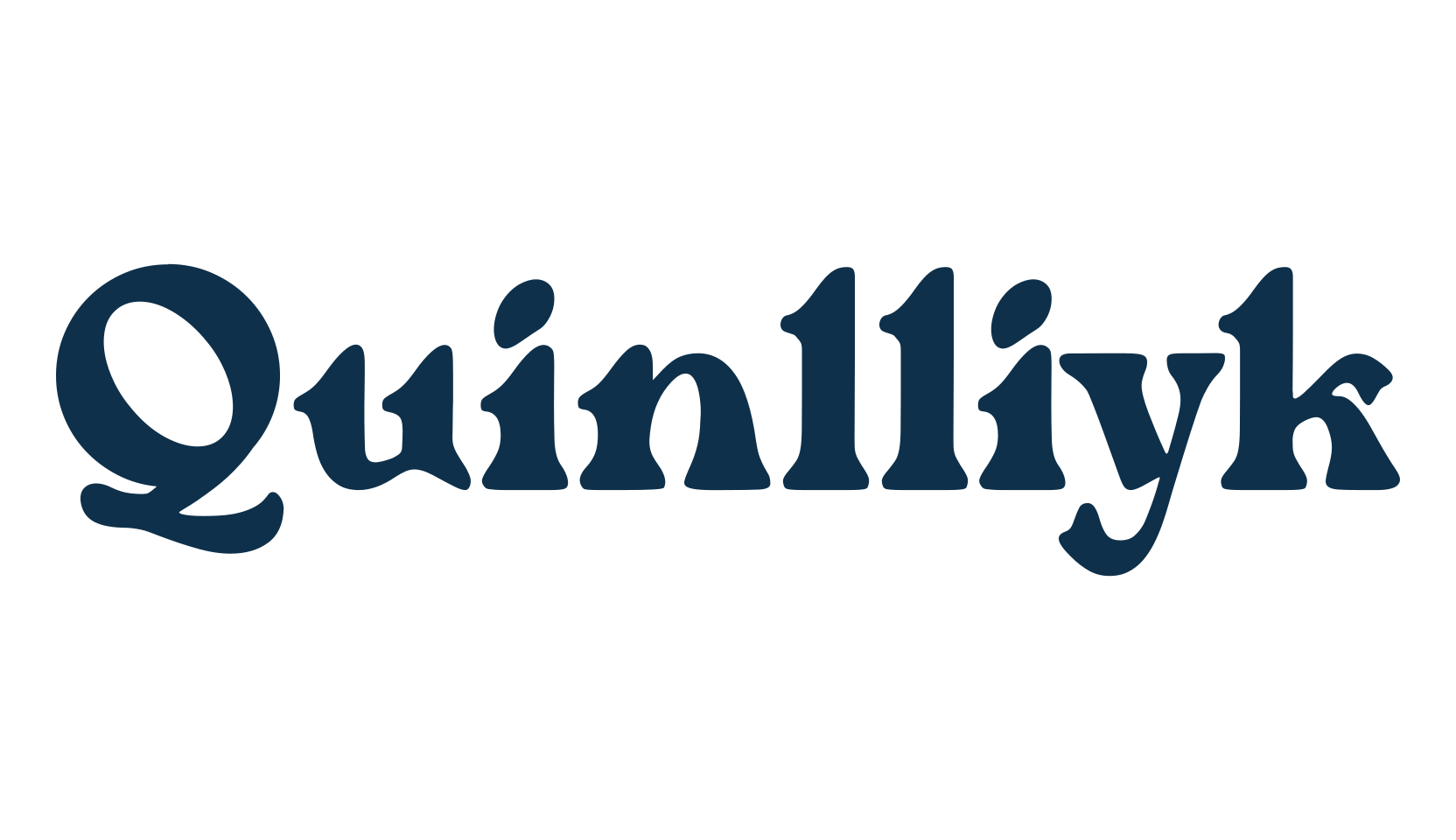 Quinlliyk, fancy retro decorative font preview