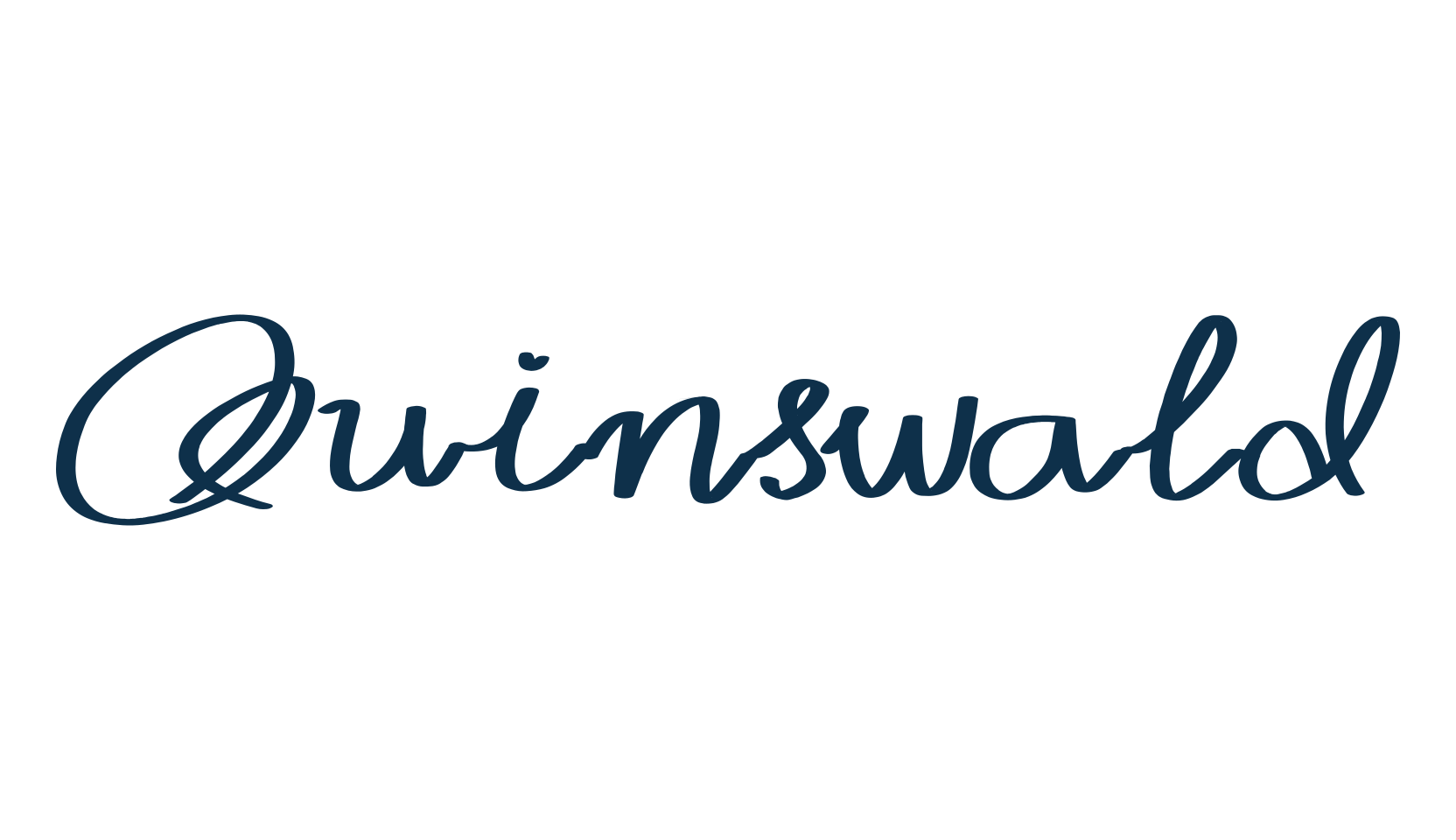Quinswald, handwriting font preview