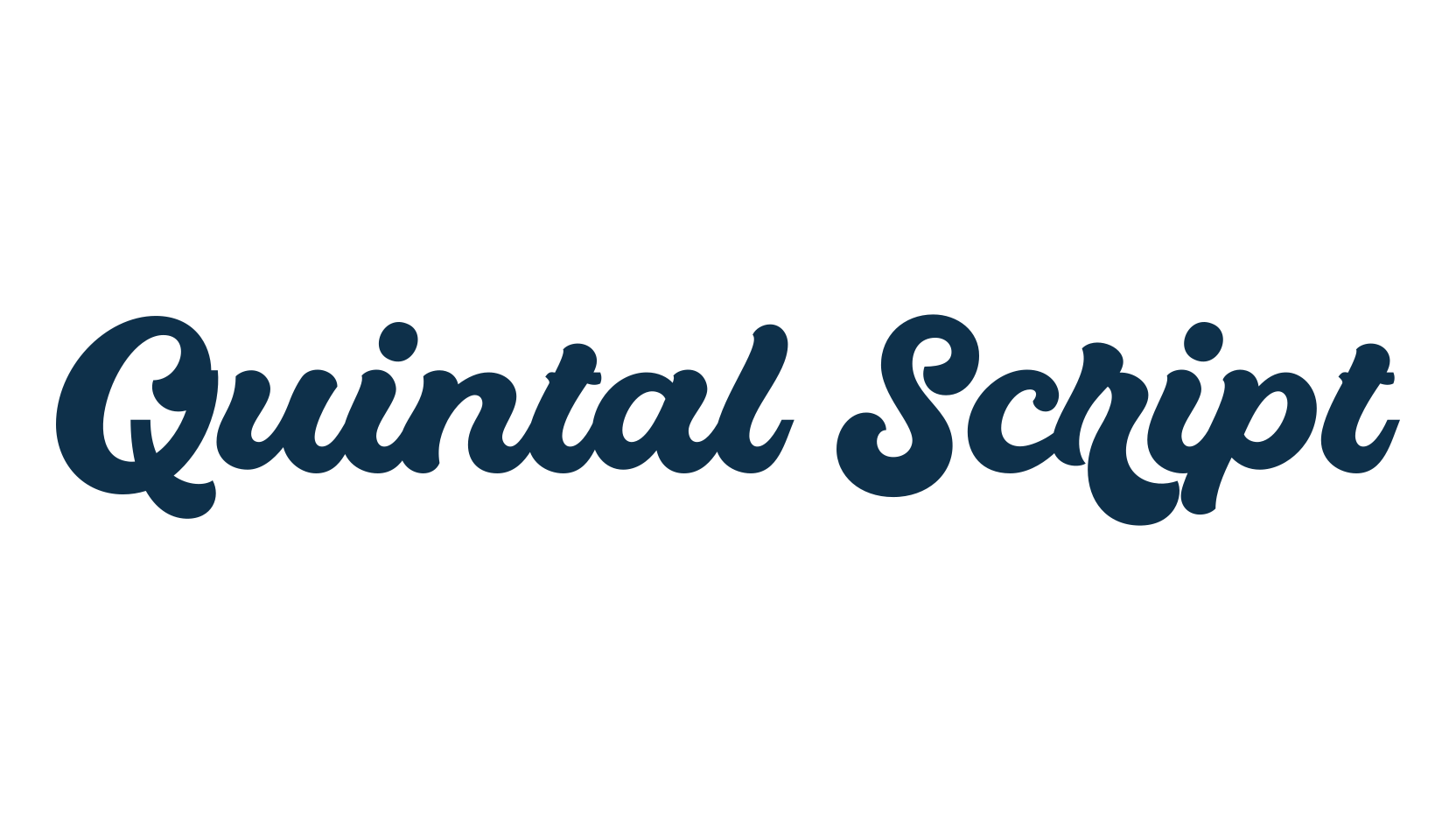 Quintal Script, fancy old school decorative script calligraphy font preview