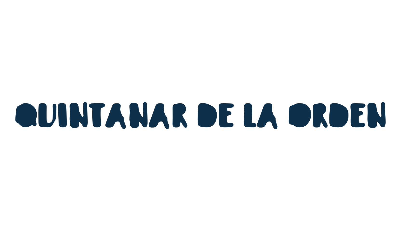 Quintanar de la Orden, eroded font preview