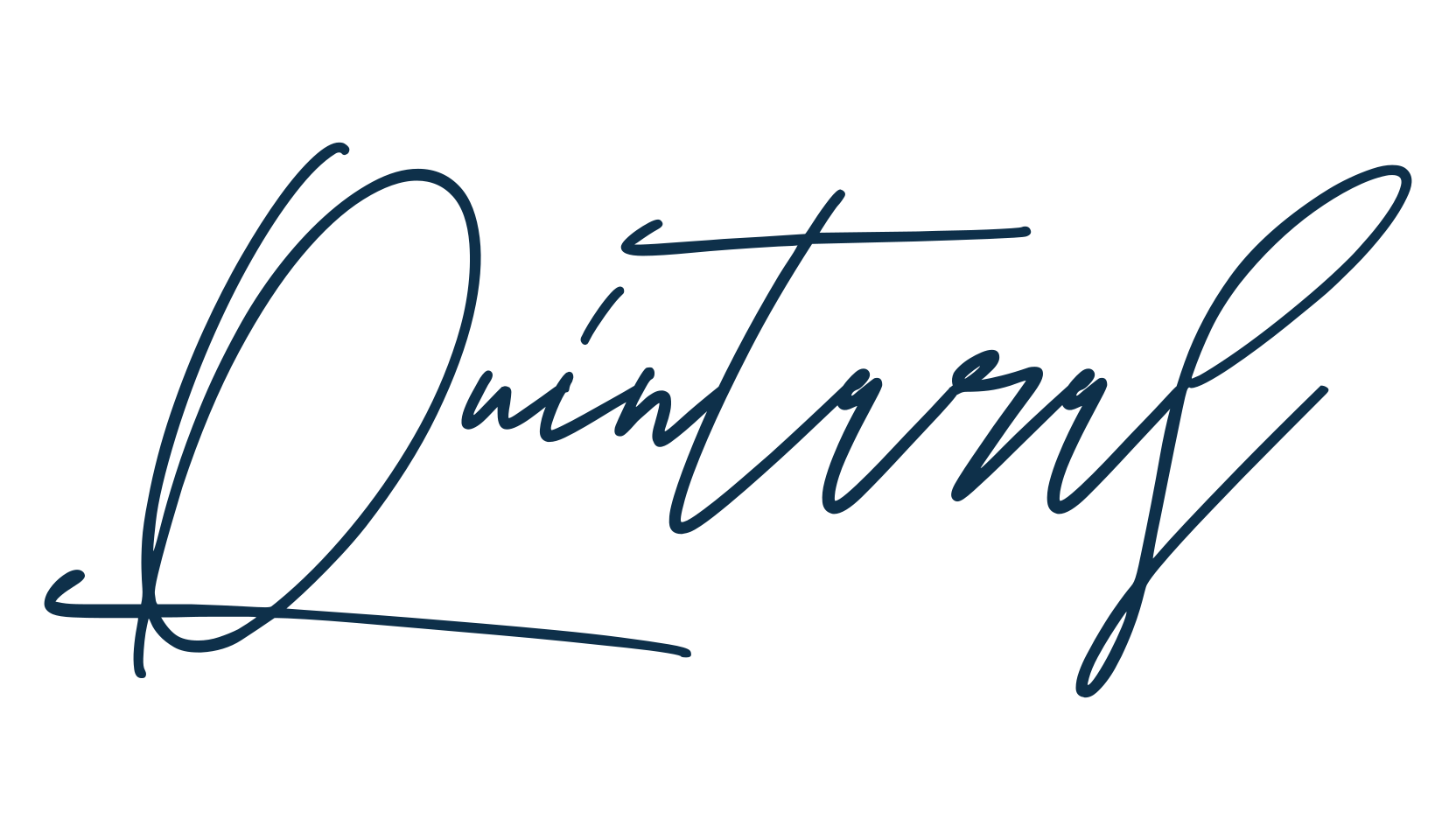Quintaras, handwriting font preview