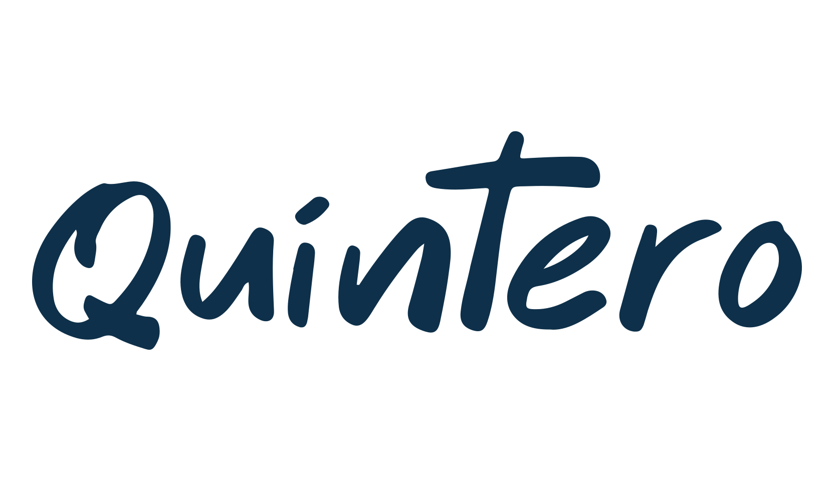 Quintero, brush font preview