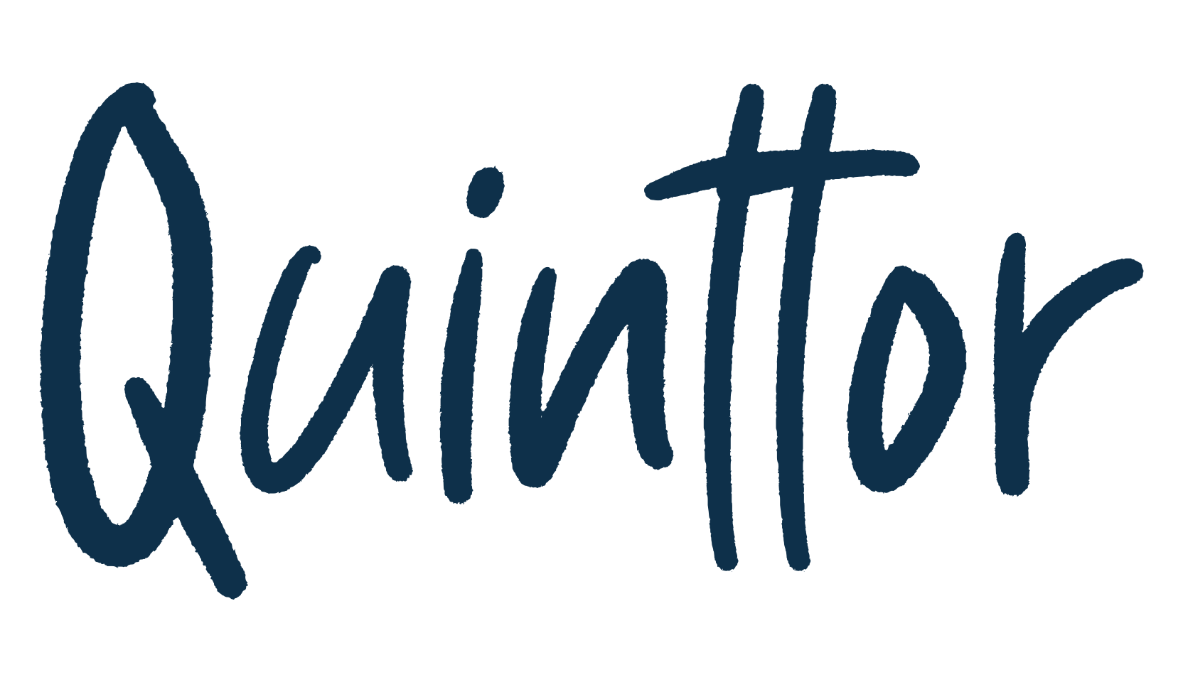 Quinttor, handwriting font preview