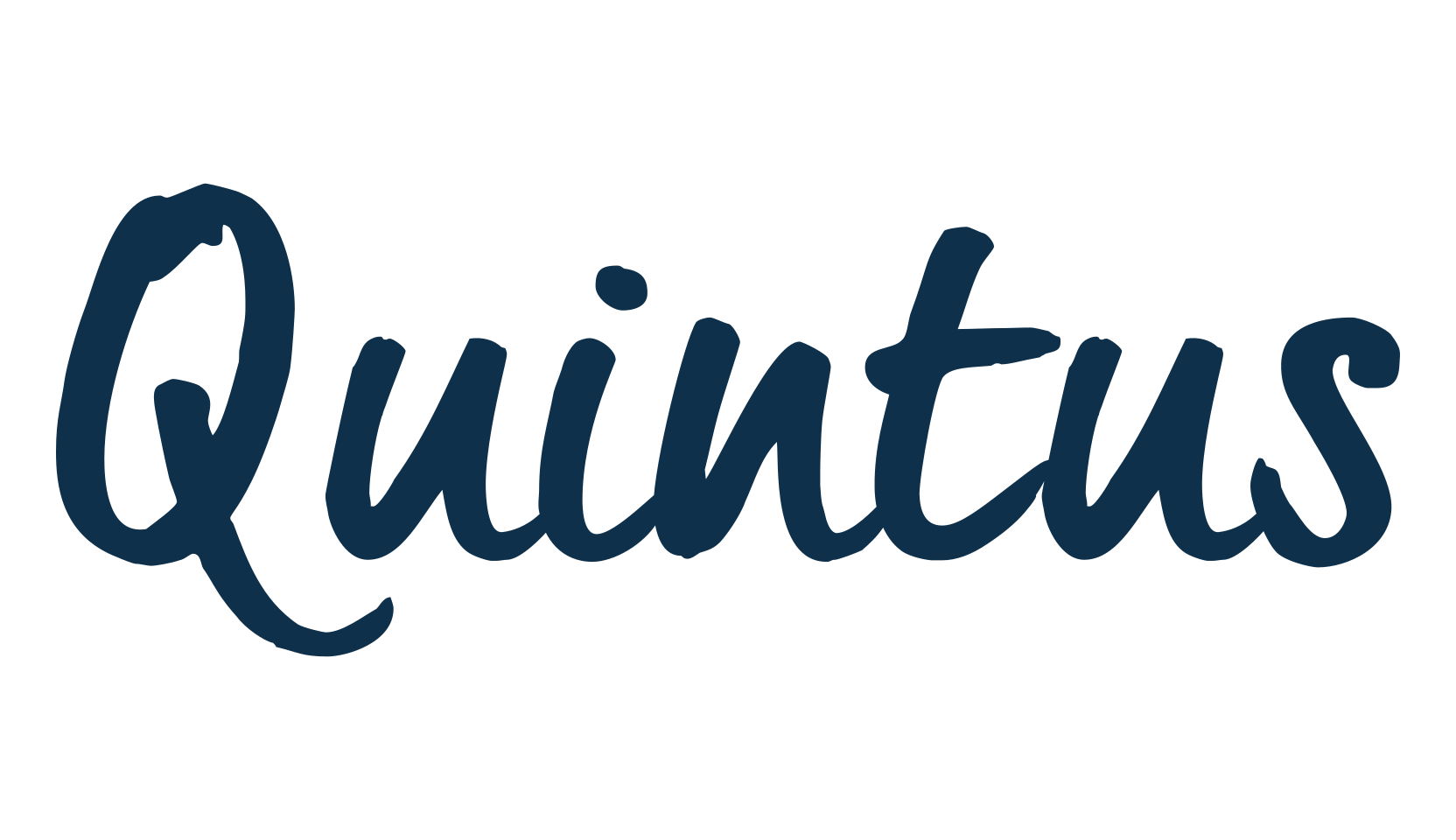 Quintus, script handwritten fancy decorative calligraphy font preview