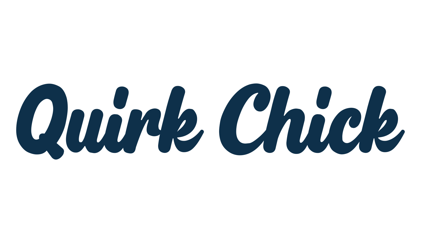 Quirk Chick, various font preview