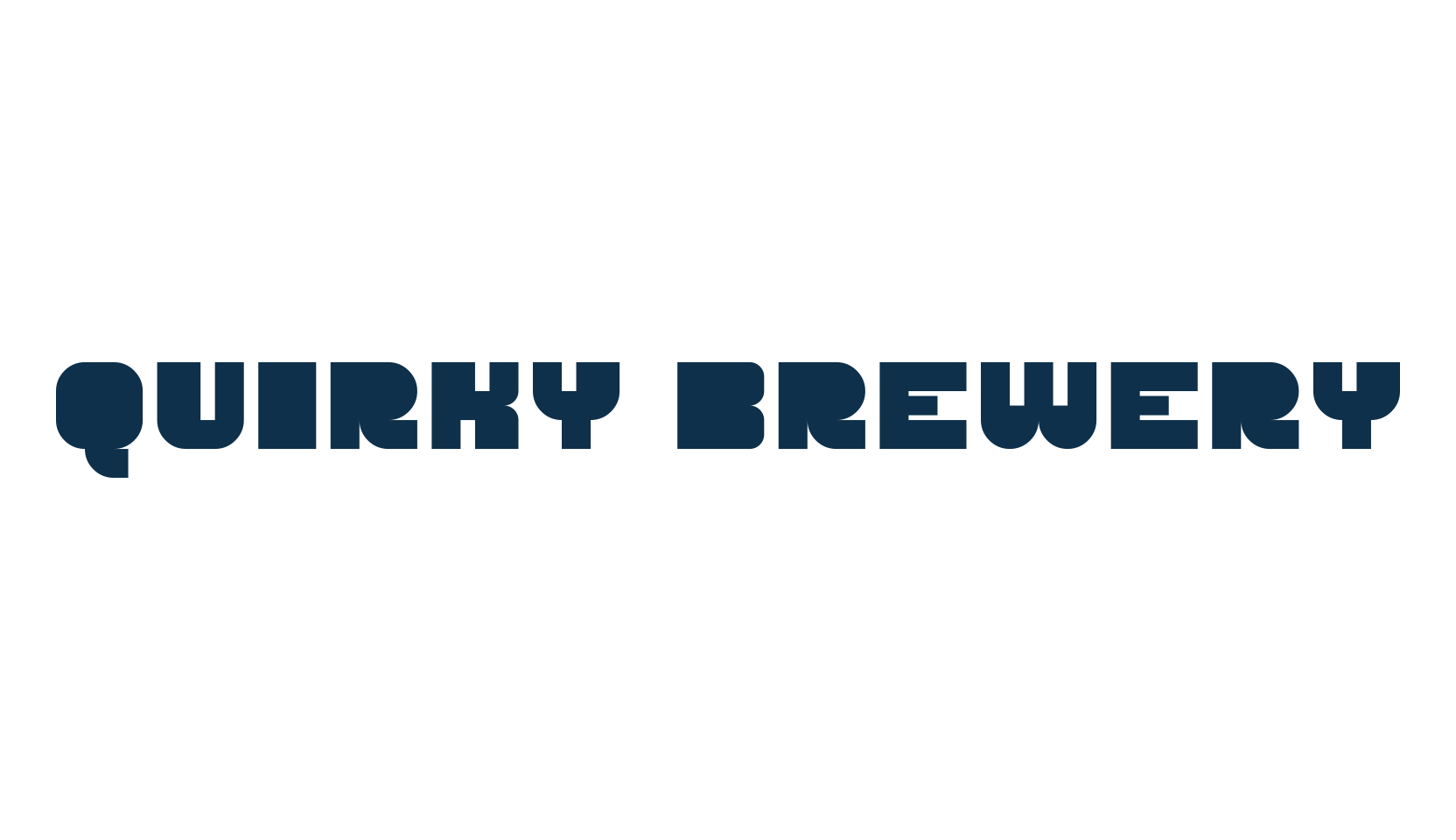 Quirky Brewery, fancy groovy decorative font preview