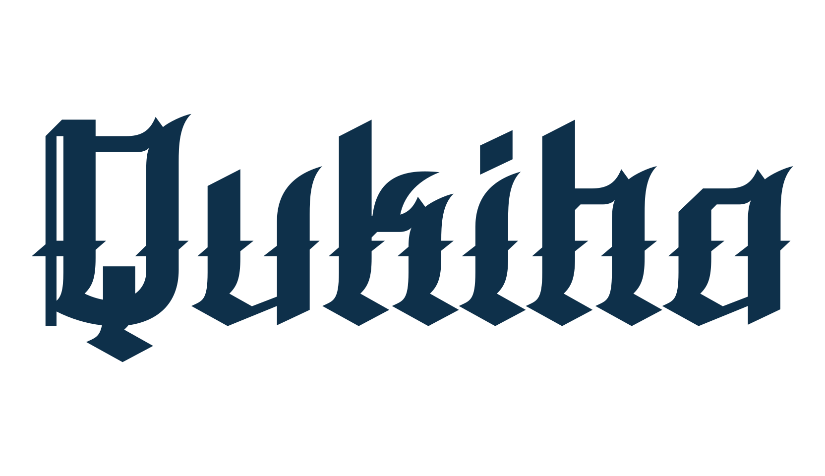 Qukiha, gothic modern font preview
