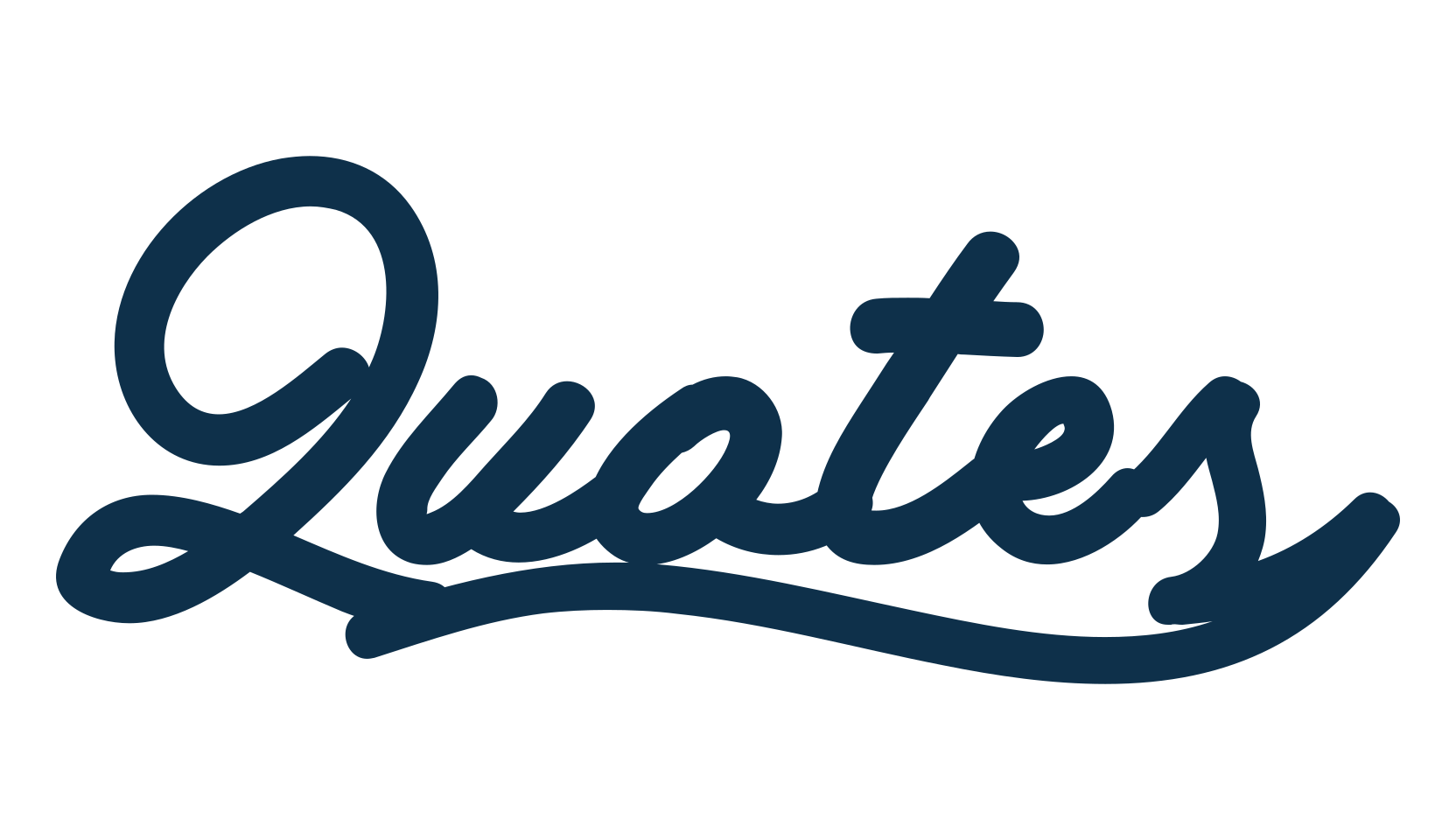Quotes (quotes), fancy various decorative script calligraphy font preview