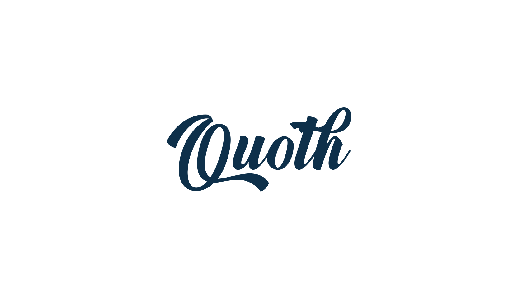 Quoth, fancy decorative font preview