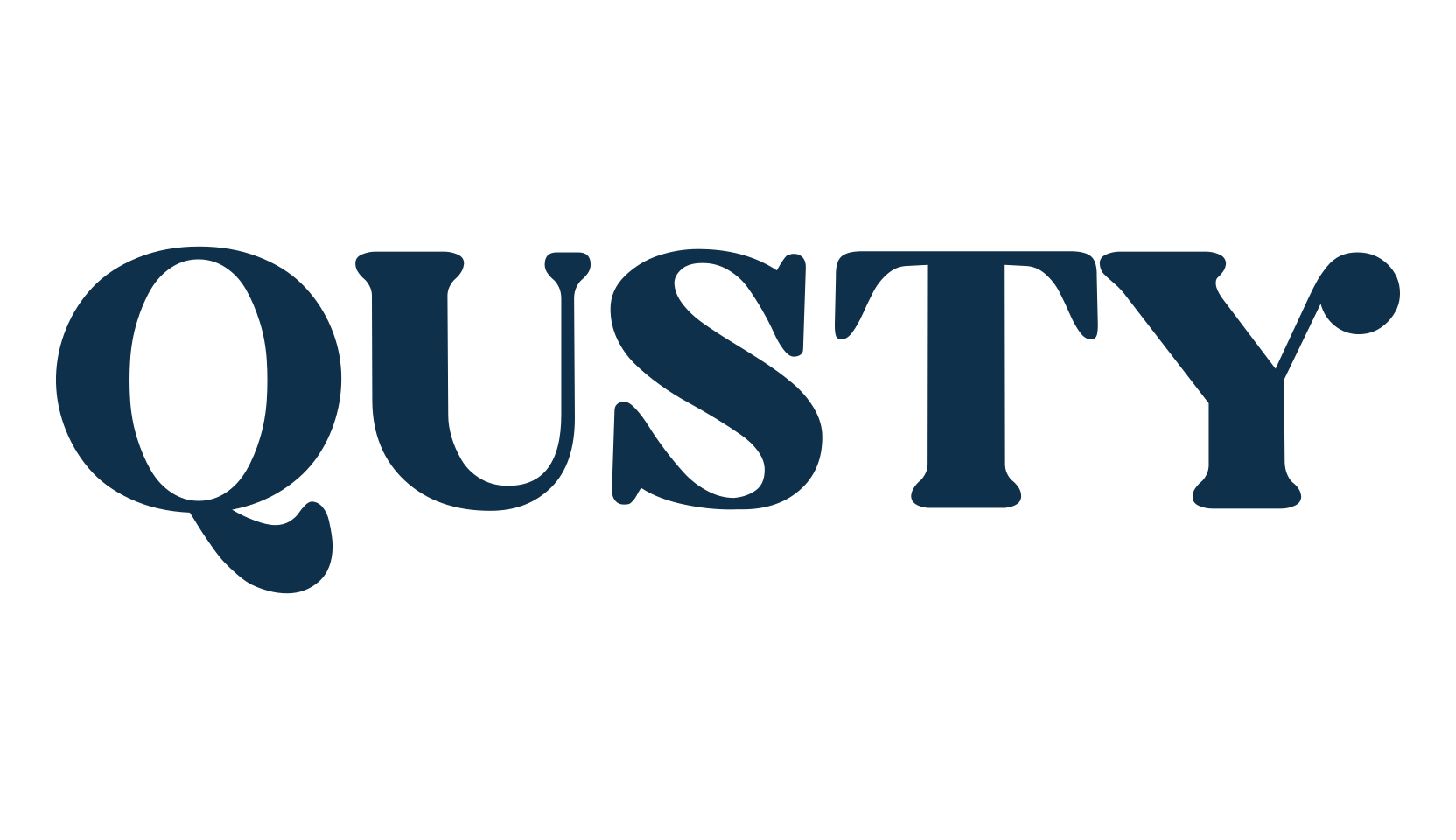 Qusty, fancy retro decorative font preview