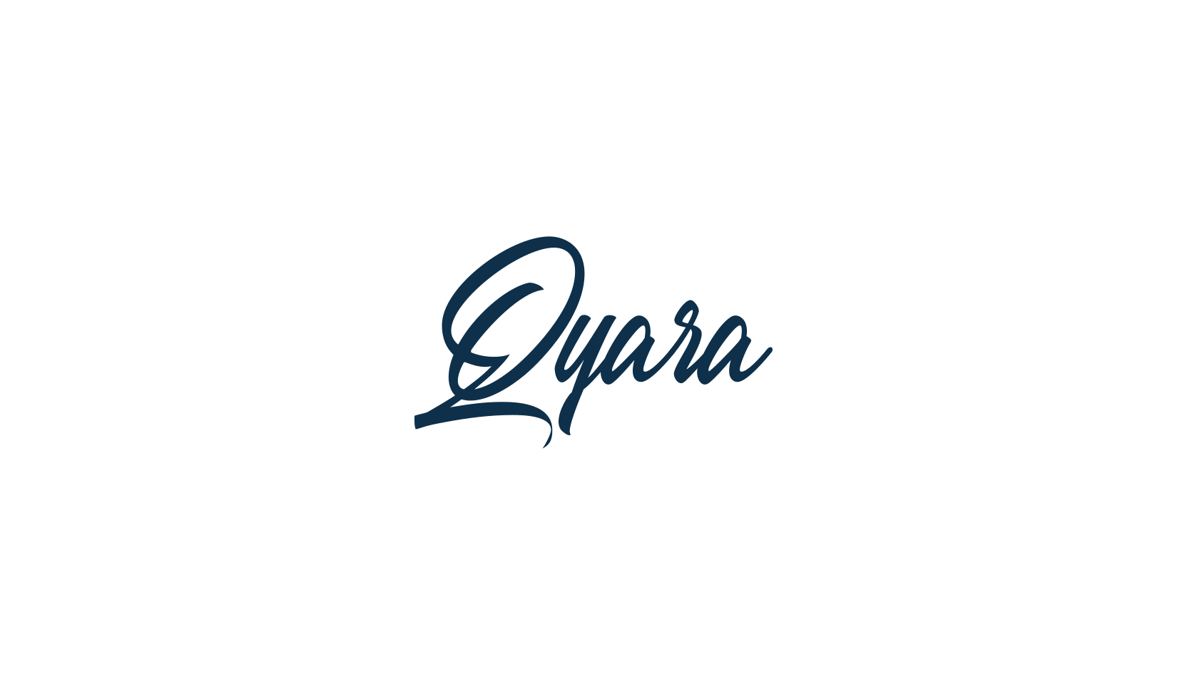 Qyara, script calligraphy fancy decorative font preview