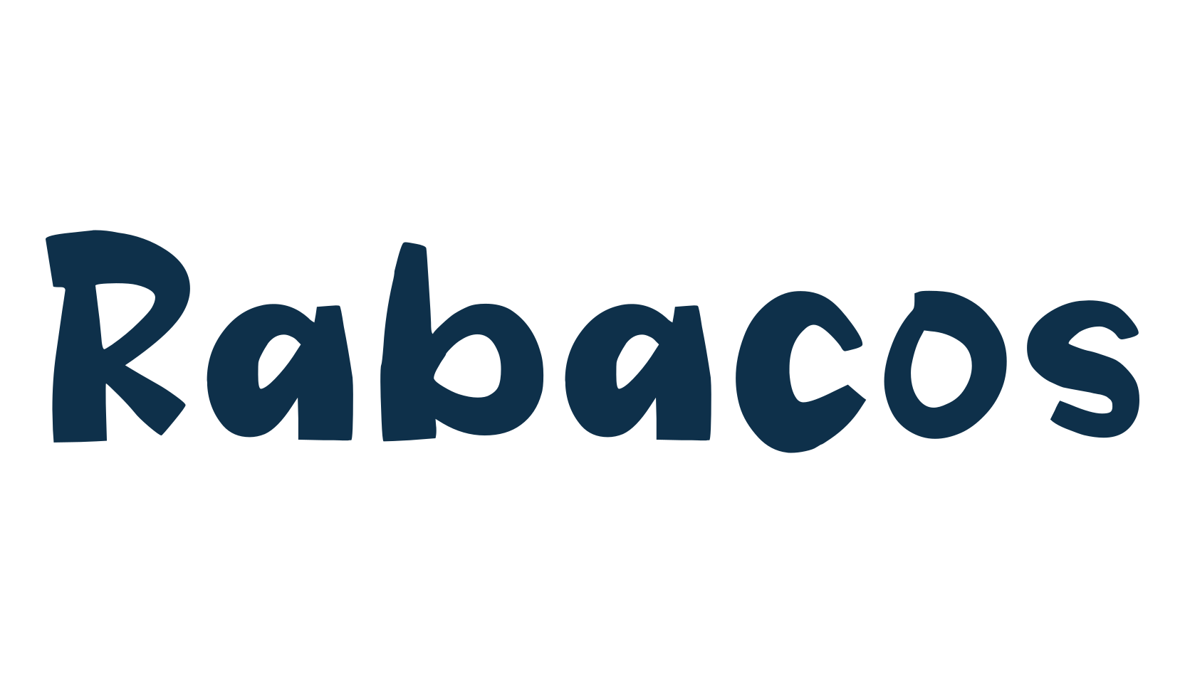Rabacos, fancy cartoon decorative comic font preview