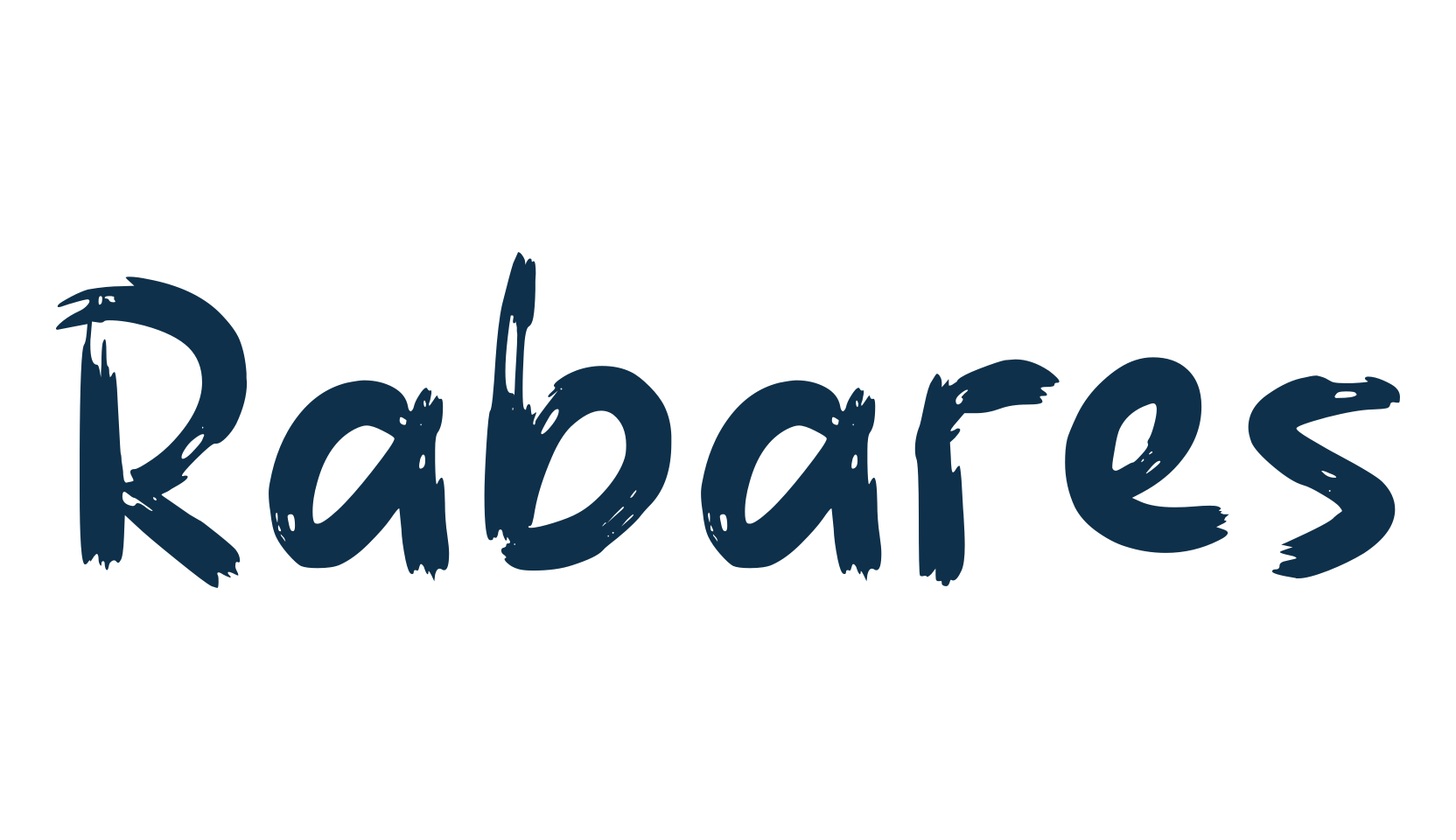 Rabares, trash font preview