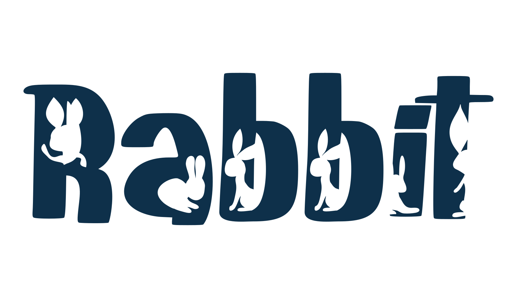 Rabbit (rabbit-4), decorative font preview