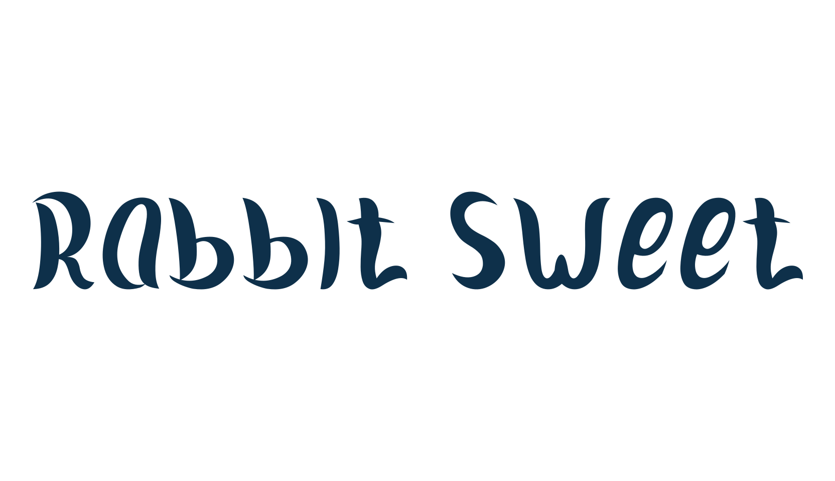 Rabbit Sweet, fancy various decorative font preview