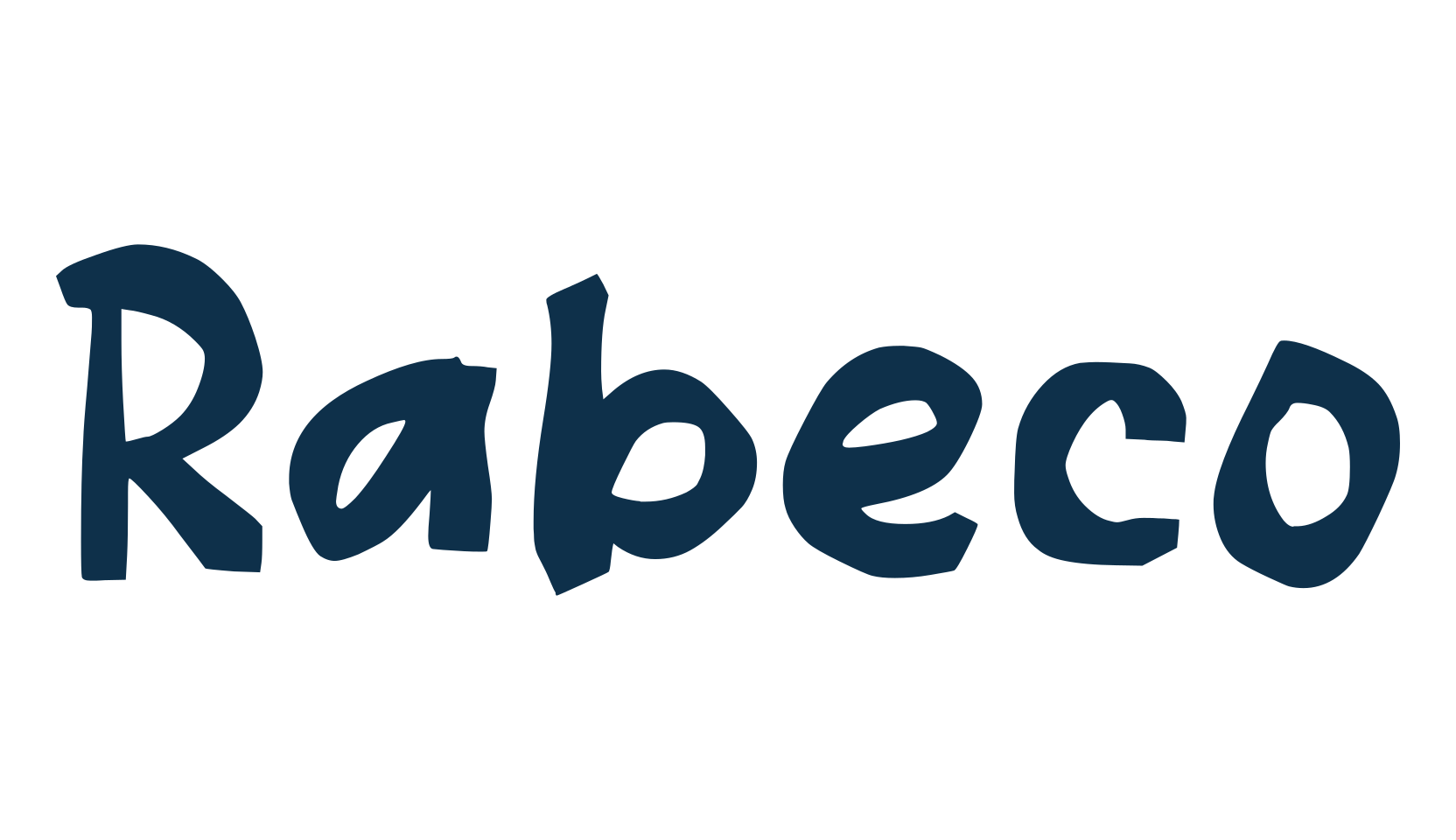 Rabeco, fancy cartoon decorative comic font preview