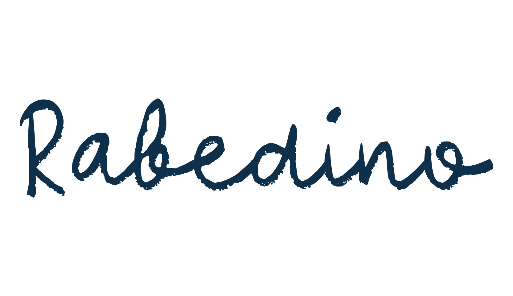 Rabedino, handwriting font preview