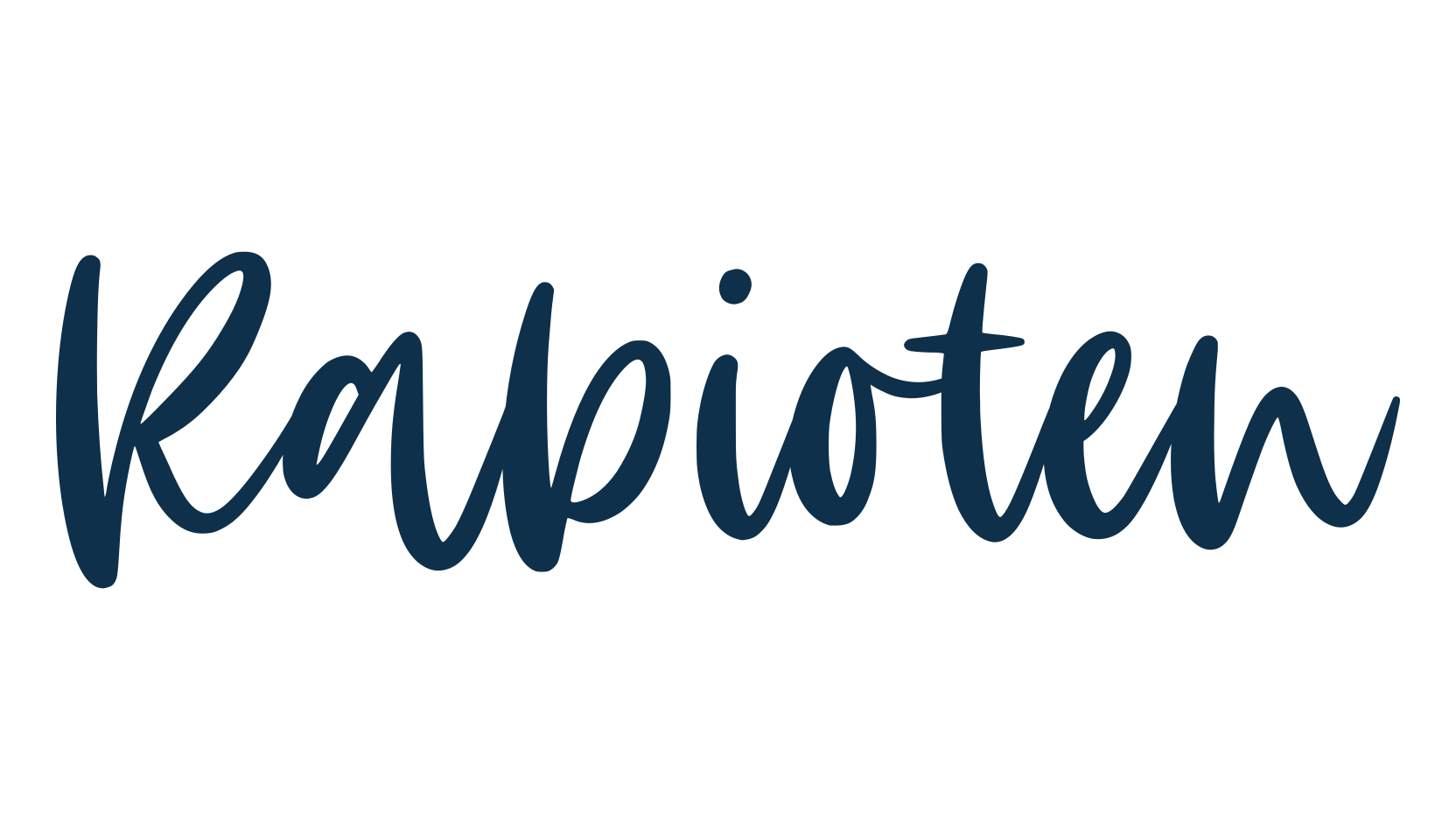 Rabioten, script handwritten fancy decorative calligraphy font preview