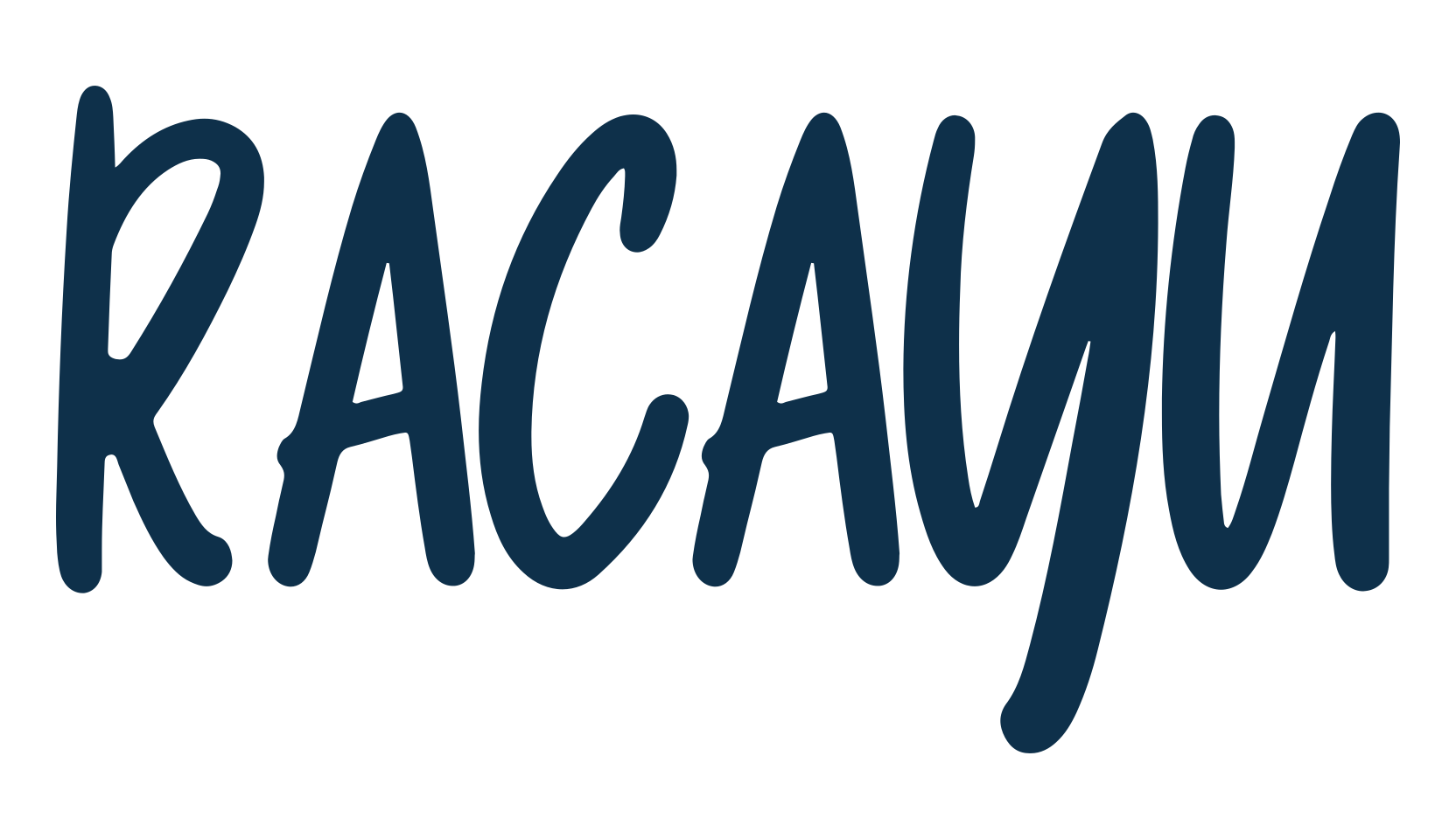 Racayu, script handwritten fancy decorative calligraphy font preview