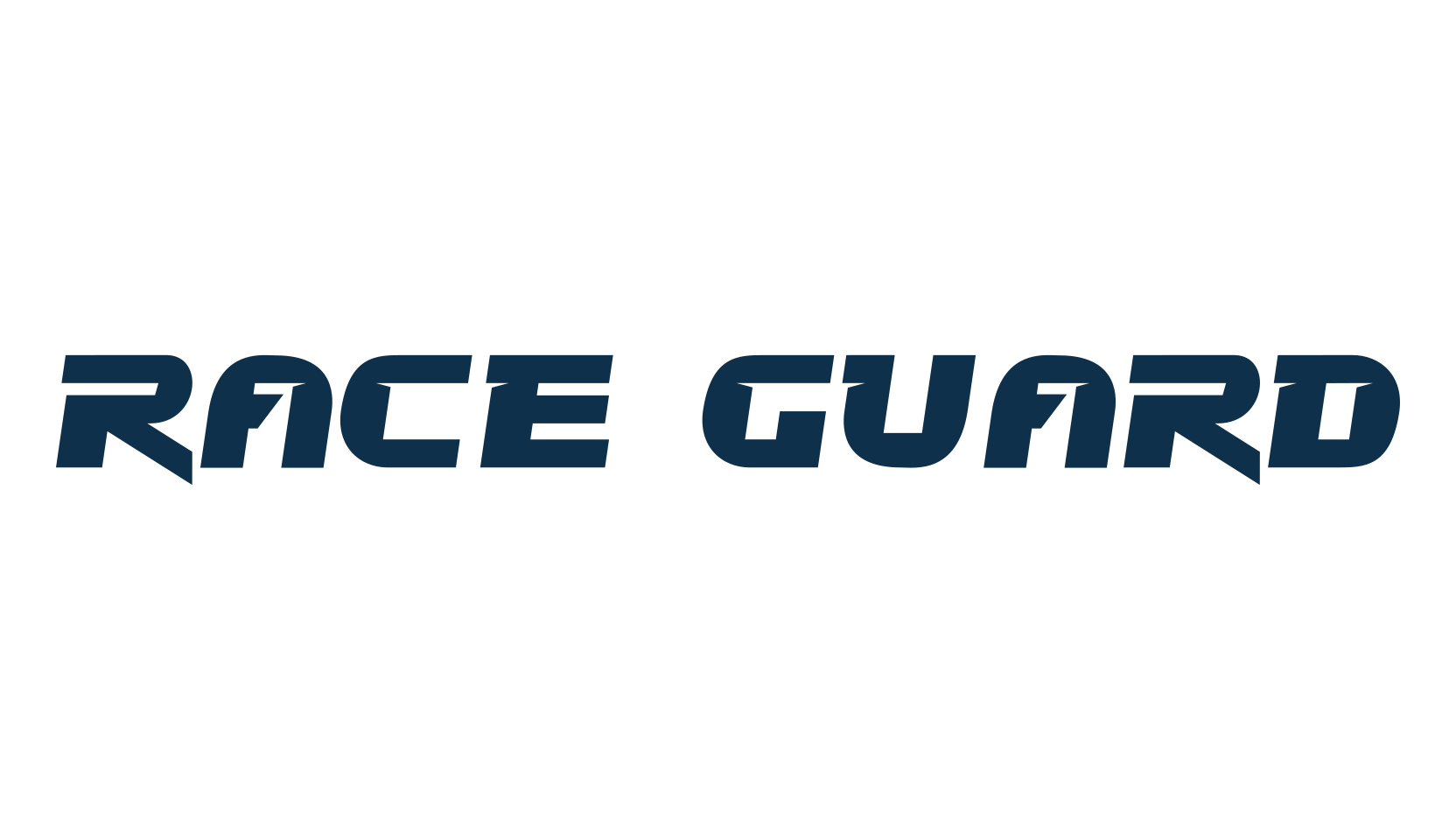 Race Guard, sci-fi font preview