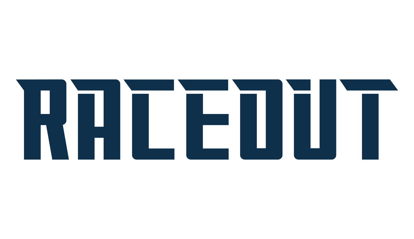 Raceout, sci-fi font preview