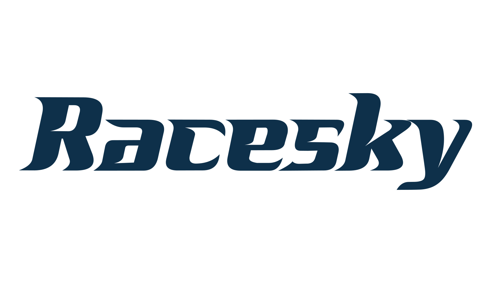 Racesky, sci-fi font preview