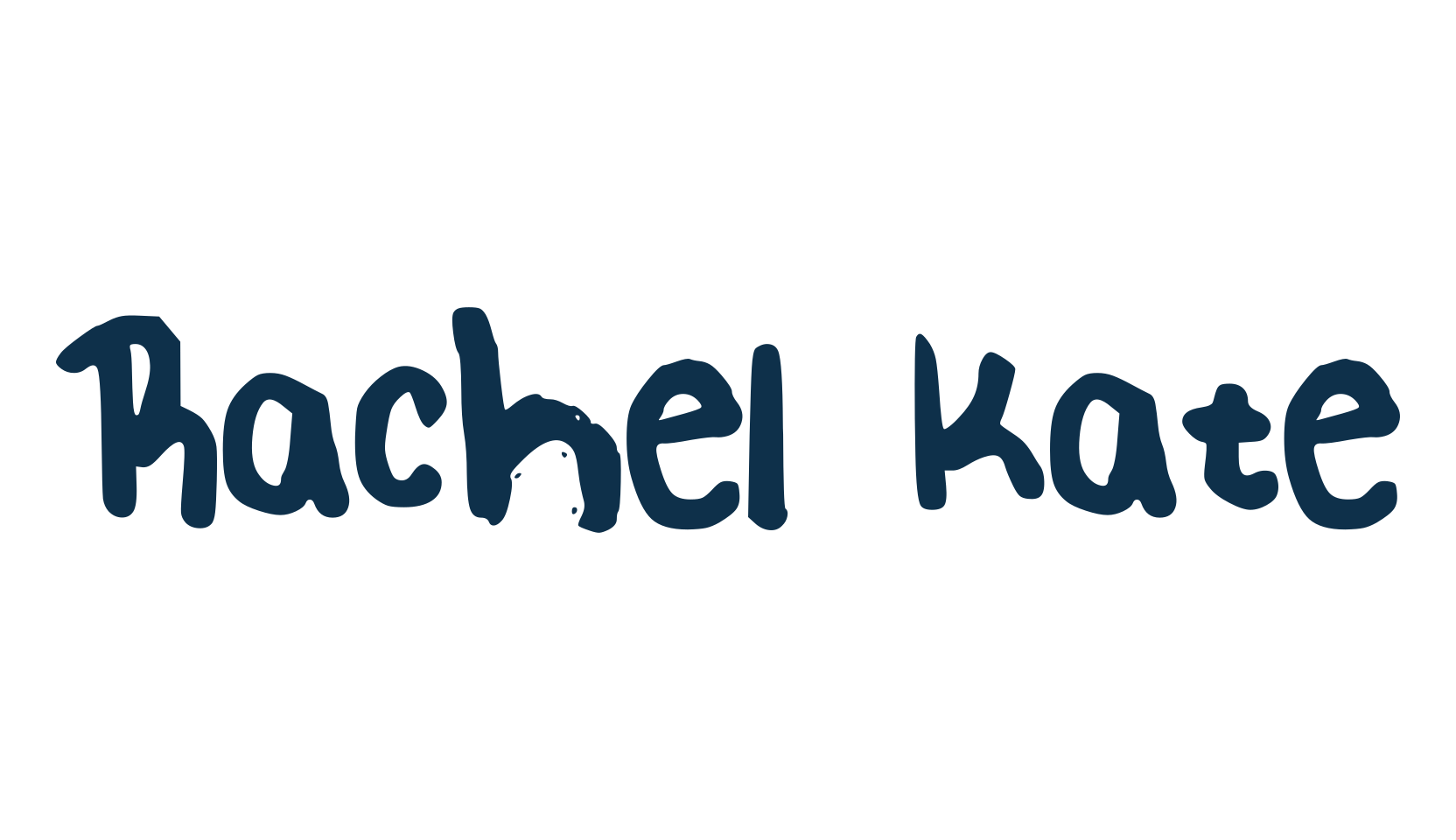 Rachel Kate, script handwritten fancy decorative calligraphy font preview