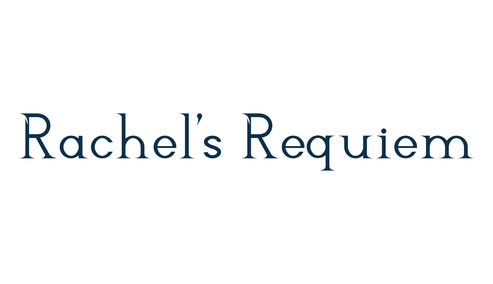 Rachel's Requiem, basic serif font preview