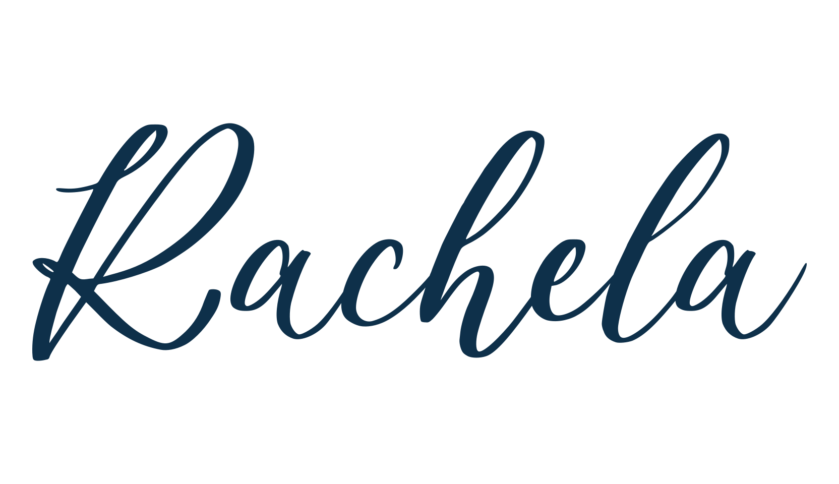Rachela (rachela-3), handwriting font preview