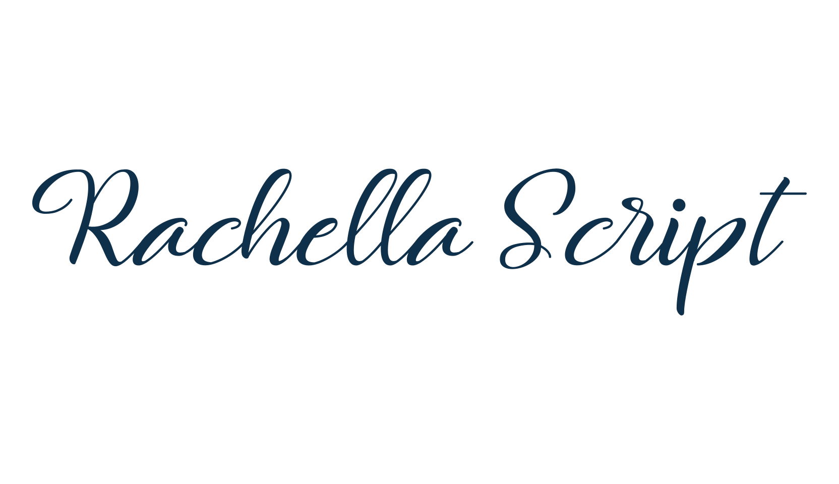 Rachella Script, script calligraphy fancy decorative font preview