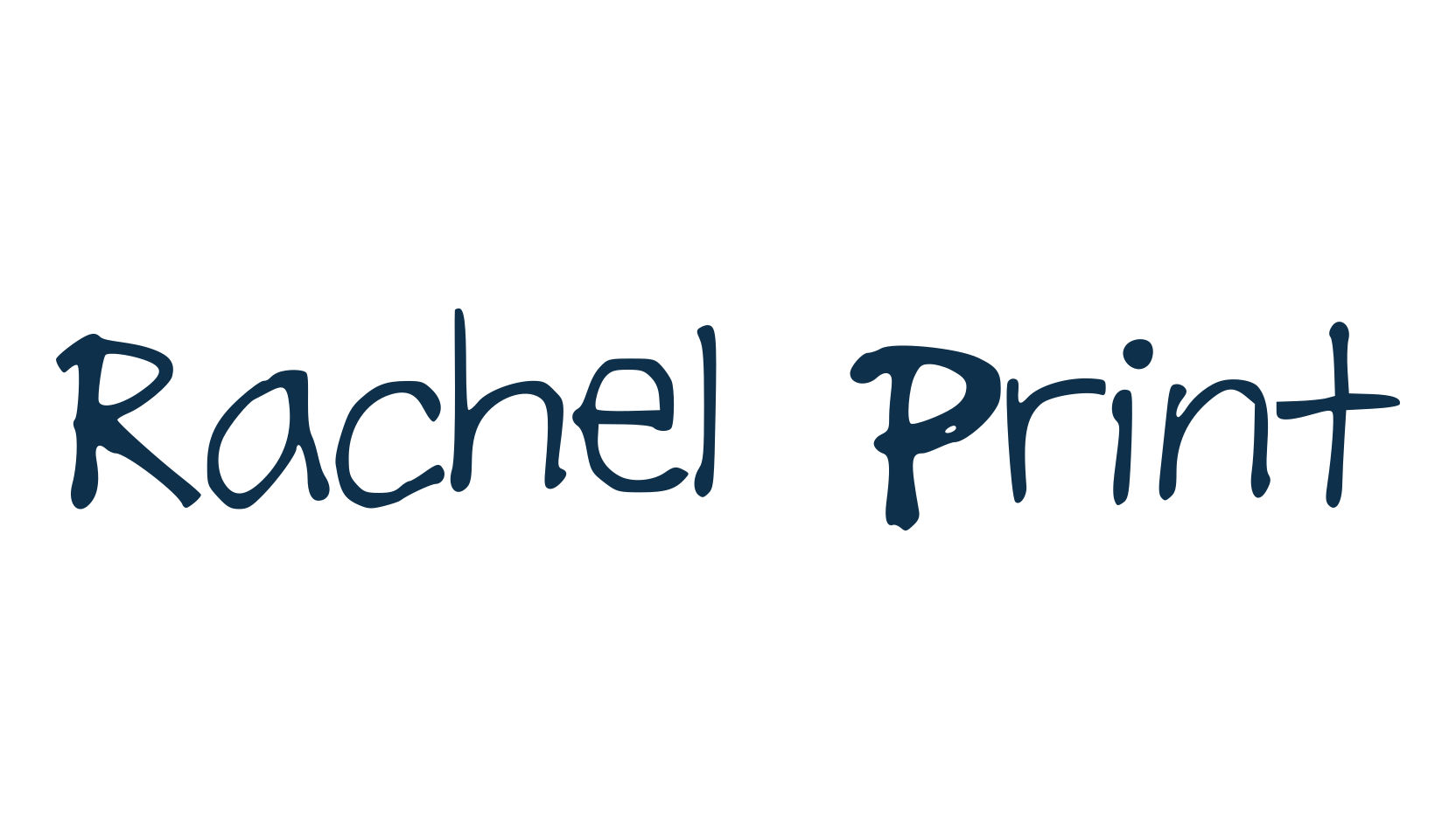 Rachel Print, script handwritten fancy decorative calligraphy font preview