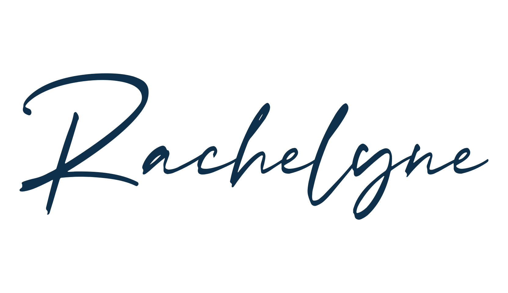 Rachelyne, calligraphy font preview