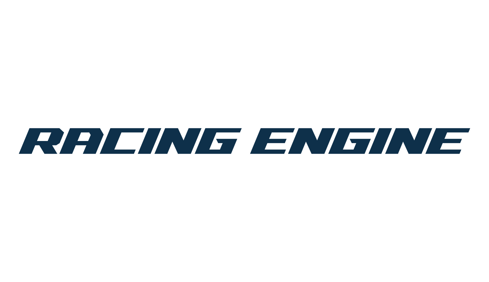 Racing Engine, sci-fi font preview