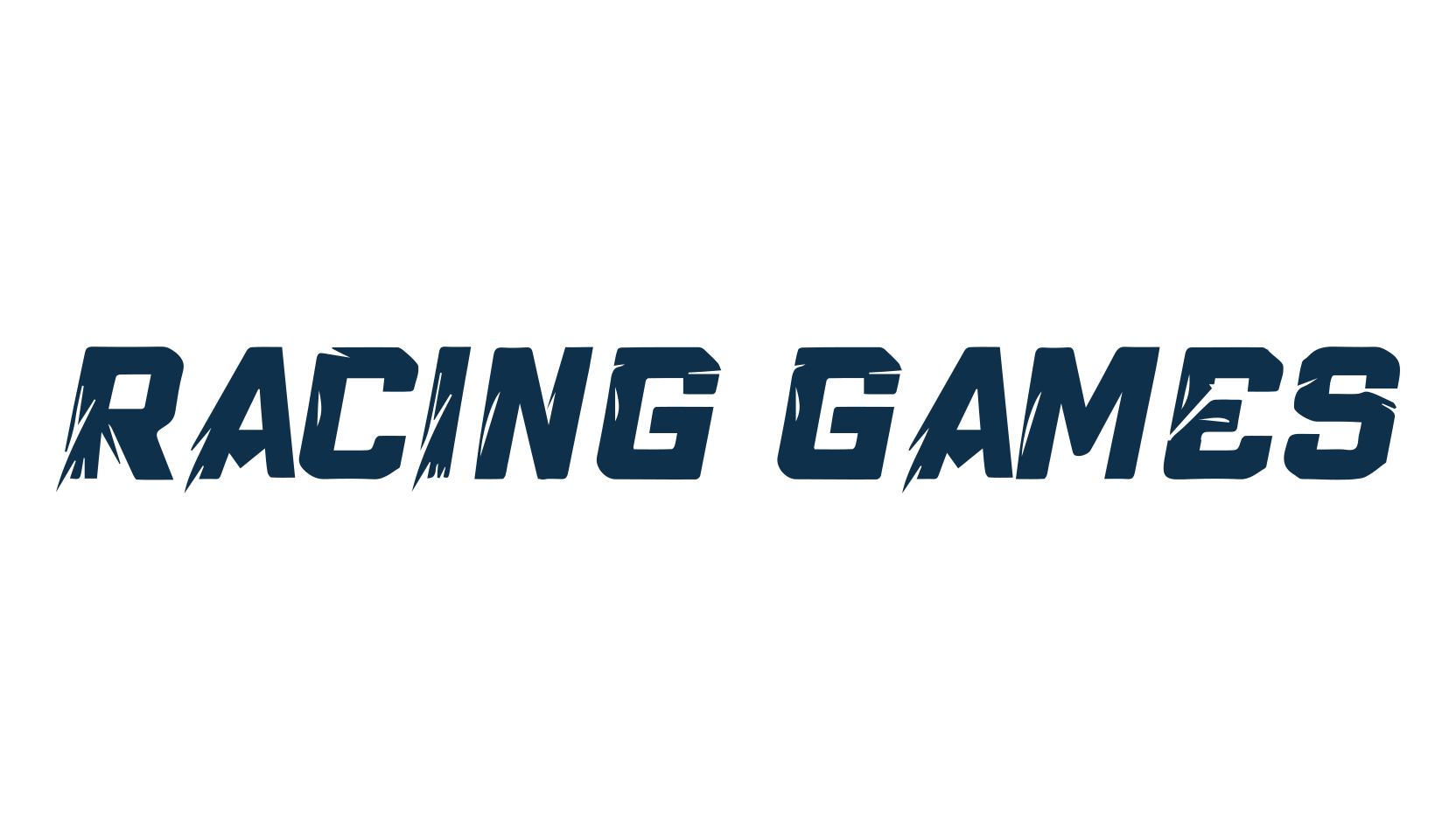 Racing Games (racing-games), various font preview