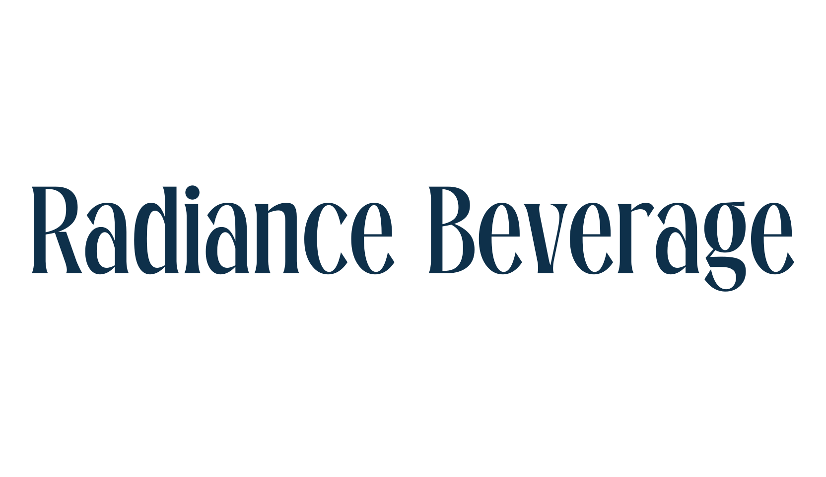 Radiance Beverage, basic serif font preview