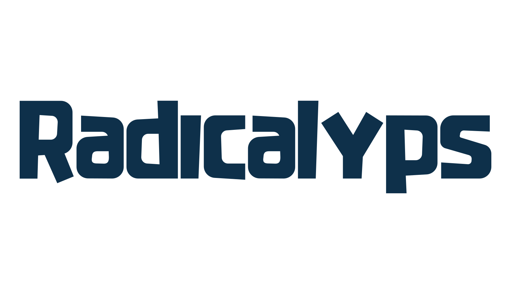 Radicalyps, cartoon font preview