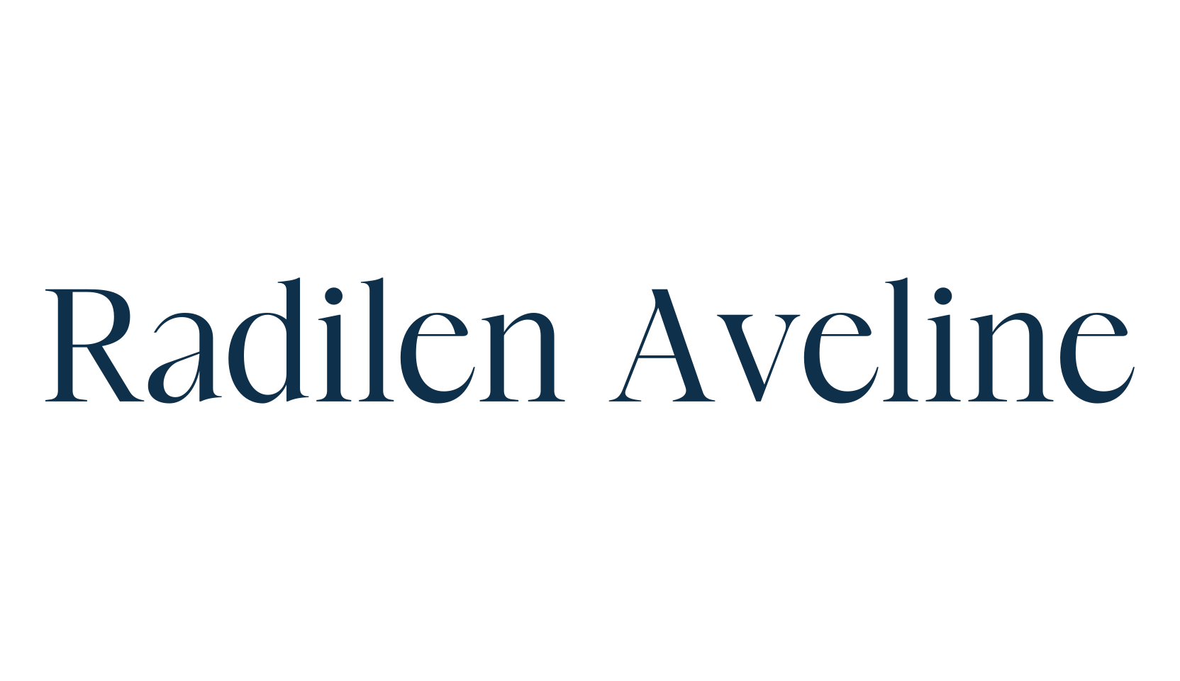 Radilen Aveline, basic serif font preview