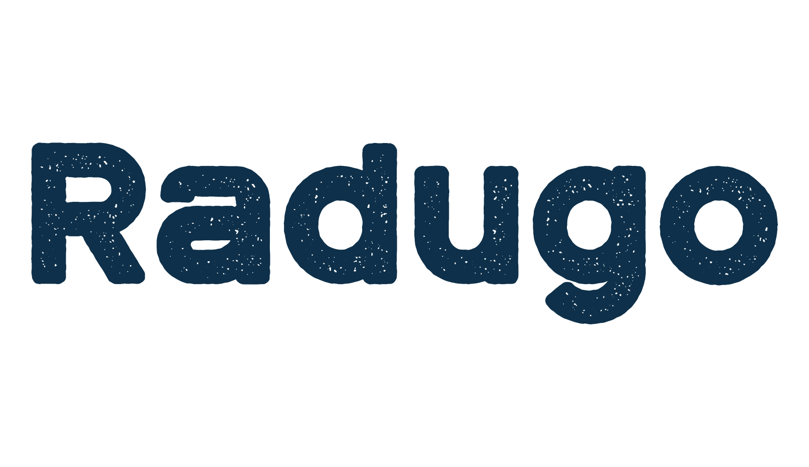 Radugo, eroded font preview