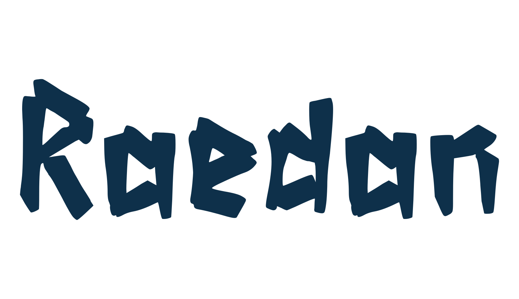 Raedan, various font preview