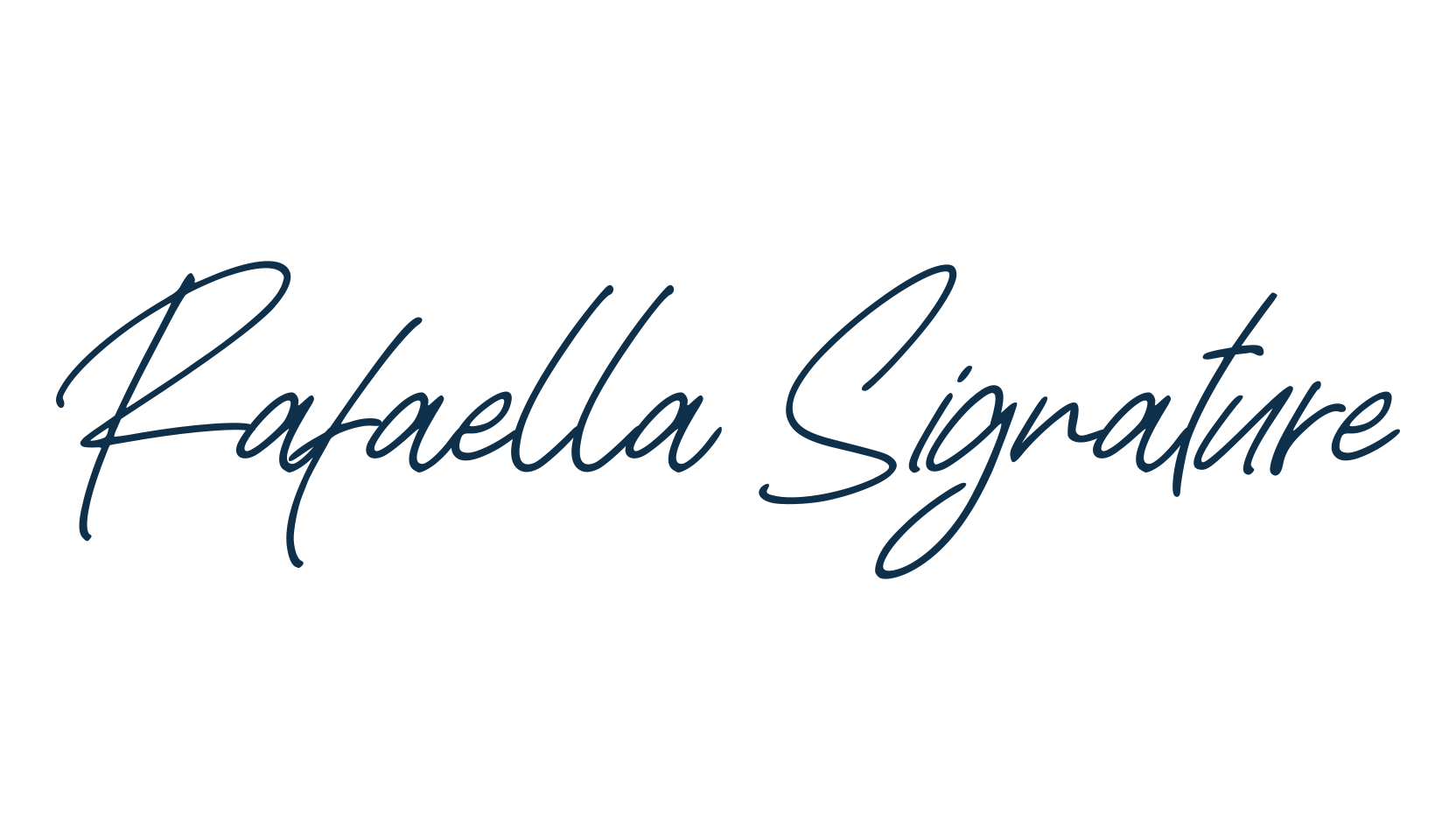 Rafaella Signature, script handwritten fancy decorative calligraphy font preview