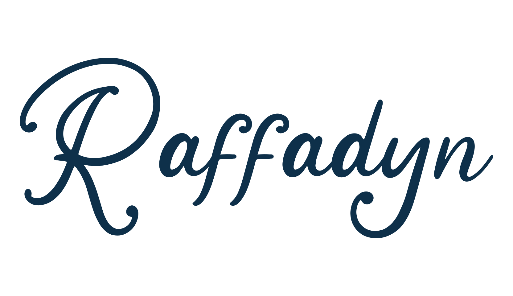 Raffadyn, calligraphy font preview