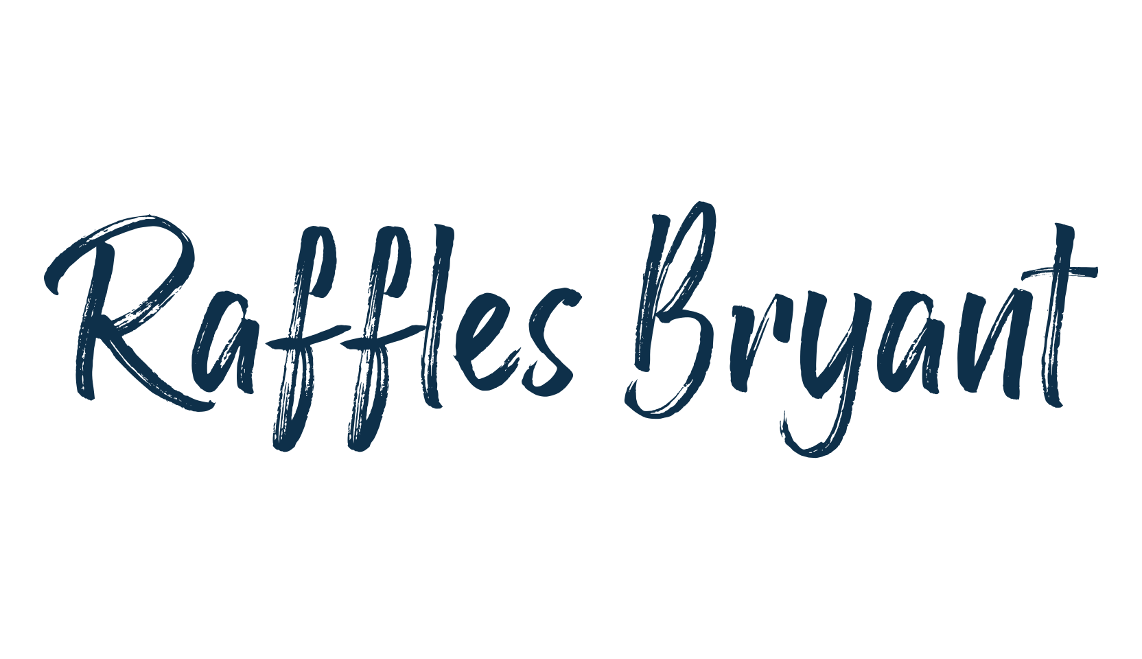 Raffles Bryant, script brush fancy decorative calligraphy font preview