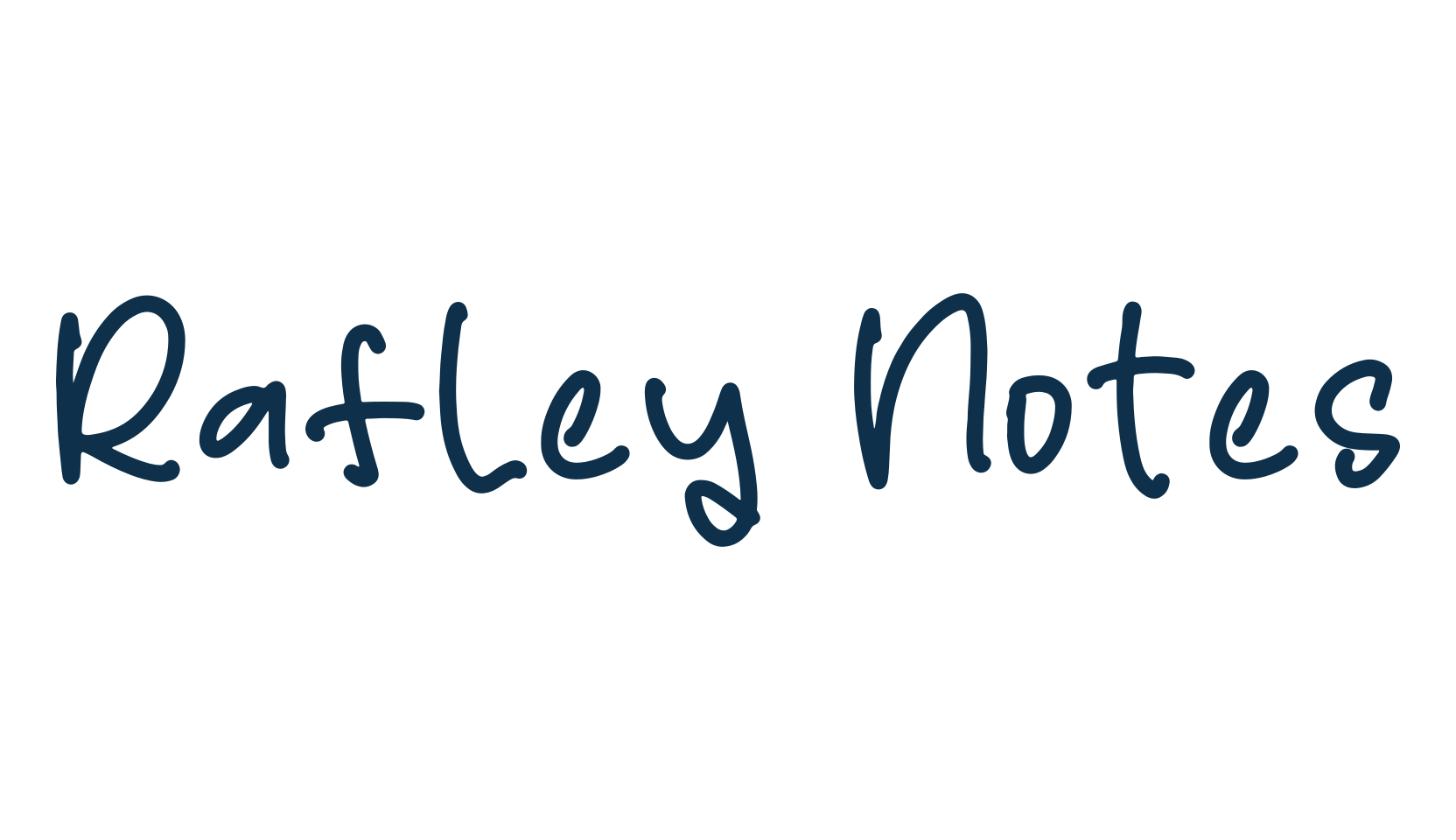 Rafley Notes, script handwritten fancy decorative calligraphy font preview