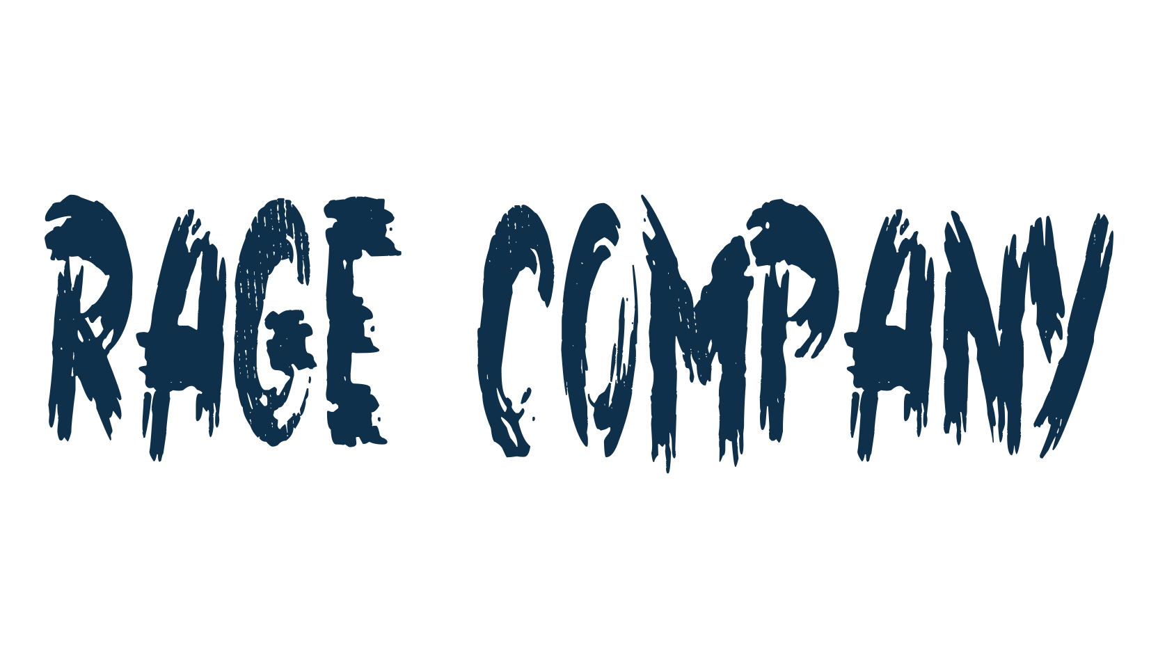 Rage Company, brush font preview