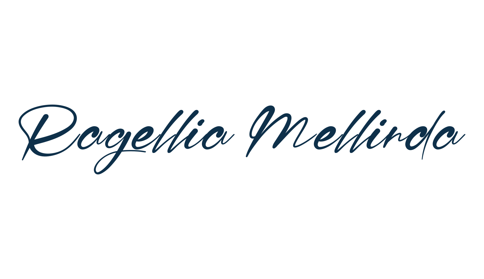 Ragellia Mellinda, script handwritten fancy decorative calligraphy font preview