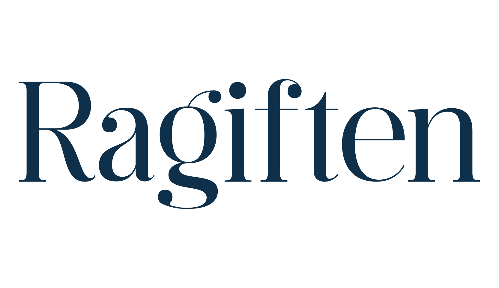 Ragiften, serif font preview