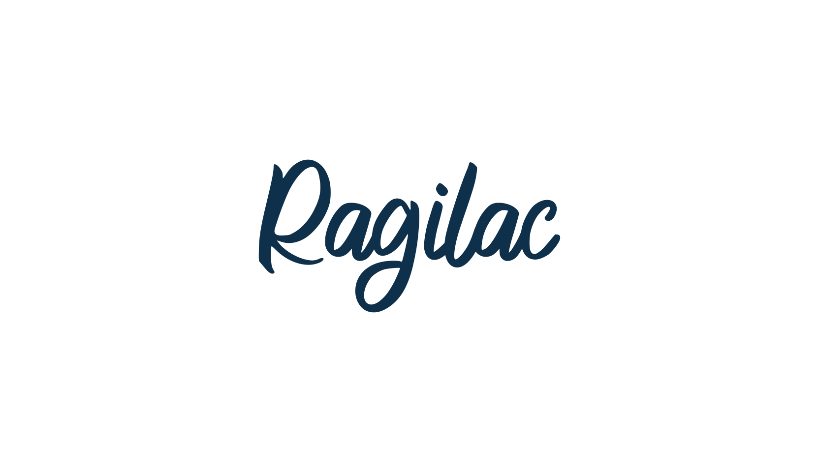 Ragilac, script handwritten fancy decorative calligraphy font preview